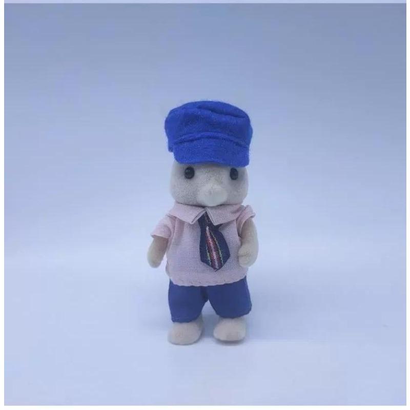 1pcs Forest Animal Family 1:12 Dollhouse Furniture Mini Rabbit Bear Dog Cat Pets Dolls Figure Toy Dolls Kids Gifts