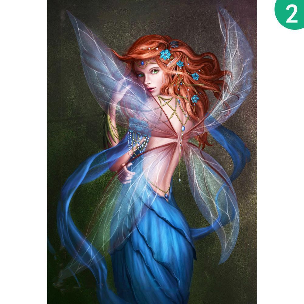 5D DIY Full Drill Diamond Painting Kits Angel Fairy Cross Stitch Embroidery Gift 5D DIY Full Drill Diamond Painting Kits Angel Fairy Cross Stitch Embroidery Gift