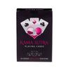 Jeux de cartes - kama sutra - 54 cartes - design chic - pour adultes - rouge