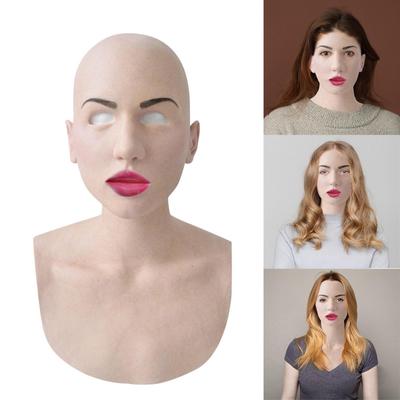 Mask  Creepy Wrinkle Face Mask Latex Cosplay Party Props