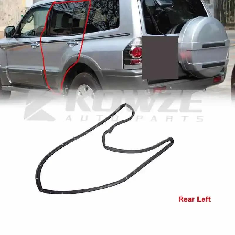 Door Panel Weatherstrip Opening Rubber OTR Sealing for Mitsubishi Pajero Montero Long Wagon Shogun V7# V9# 2000-2006 2008 2011