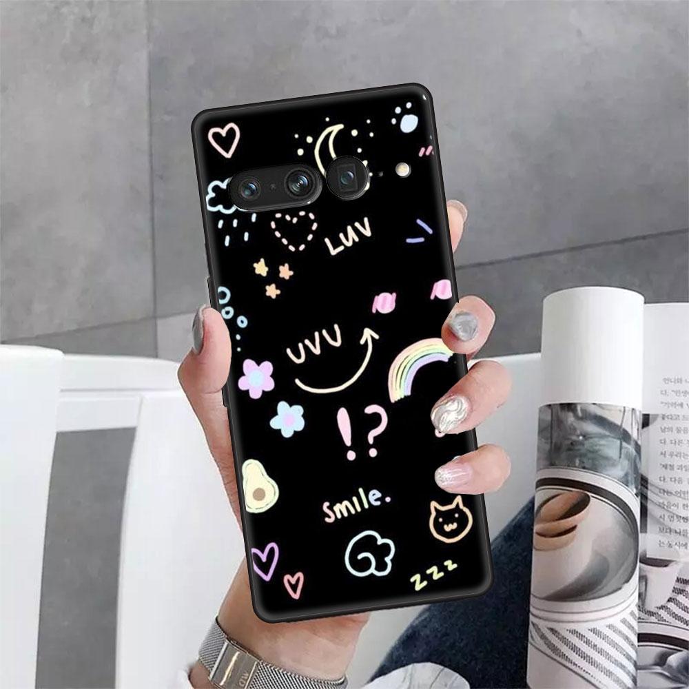 Pouzdro pro Google Pixel 7 6 Pro 5 4 3 3a XL 5a 4a 5G Měkké pro Pixel 6Pro 4XL 3XL 3aXL Zadní kryt Fundas Měsíc Astronaut