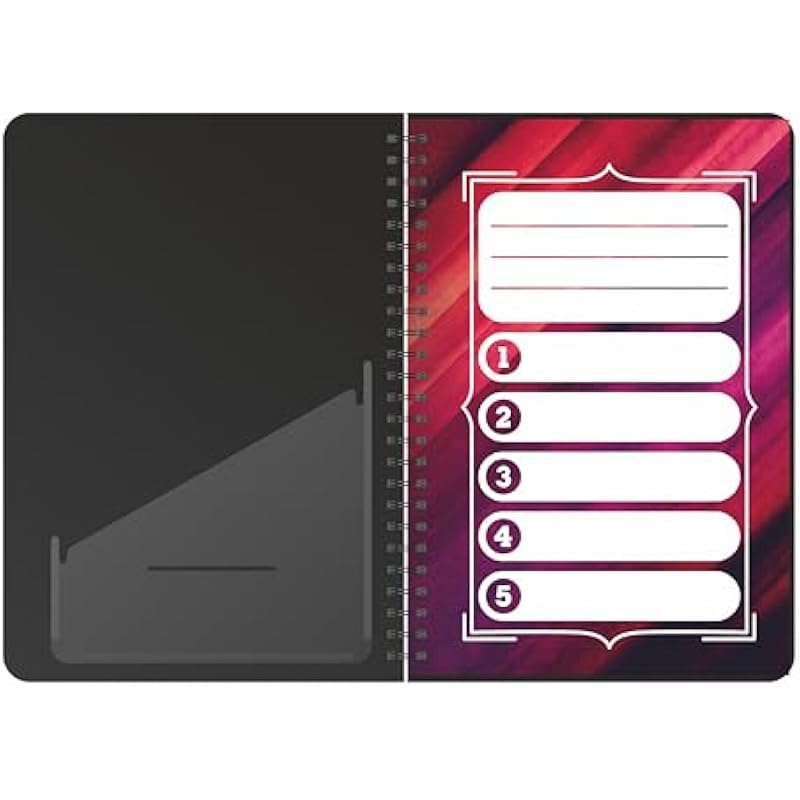 Anupam Eminent 1 Subject Notebook A5, 70 Gsm, 40 Sheets (80 Pages),College Ruled Spiral Subject Notebook For Work, Schoo A5