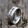 YILUOCD Stainless Steel Viking Runes Ring for Men Women Vintage Nordic Celtic Knot Rings Odin Letter Amulet Jewelry Wholesale