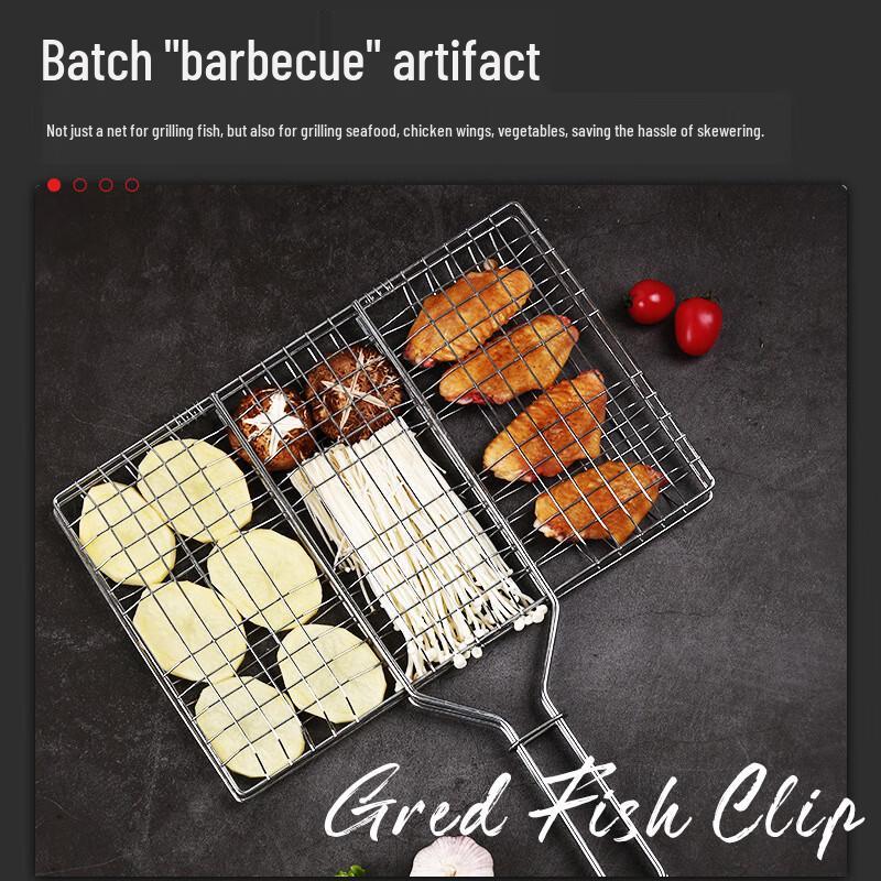 ZISIZ BBQ Fischgrill-Klemmen-Set
