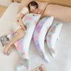 Cartoon Colorful Dolphin Doll Plush Toy Aquarium Big Dolphin Doll Girl Sleeping Soothing Doll