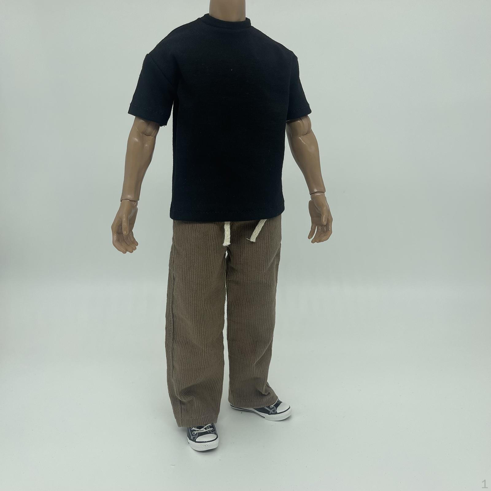 

1/6 штаны для фигурки ручной работы кукольная одежда модная свободная длинная для 12 дюймов