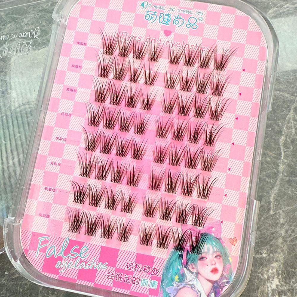 Sweet Adhesive False Eyelashes DIY Glue Free Fake Lashes  Grafting Lashes