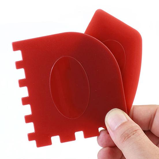 1 Set Grill Pan Scraper Non-slip Fadeless PC Dishwasher Safe Pan Cleaning Scraper for Glass