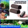 1/2PC Fish Tank Crystal Shrimp House Special Shaped Clay Pot Shelter Earth Tube Cave Aquarium Shrimp Breeding Ceramic Nest Decor