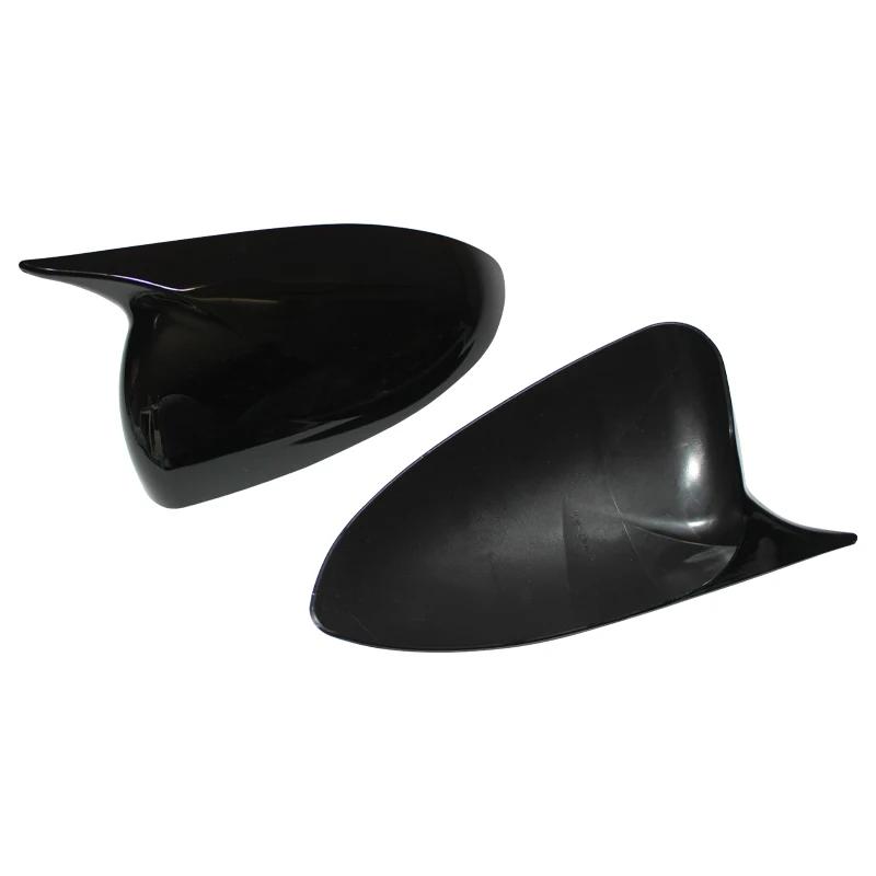 For Chevrolet Aveo Sonic 2011-2014 Car Rearview Side Mirror Cover Wing Cap Exterior Door Housing Shell Trim ABS Carbon / Black