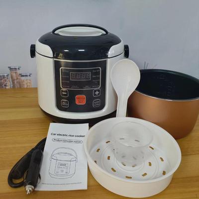 Electric Rice Cooker for Car Food Container Porridge Meal Heater Removable Nonstick Pot