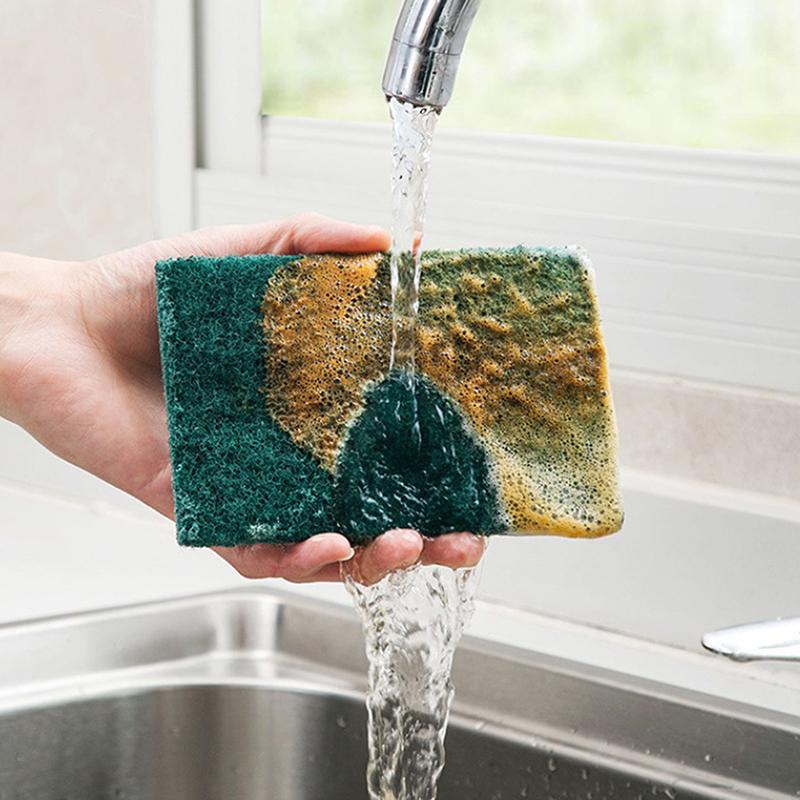 10/20 Pieces Of Scouring Pads For Kitchen Cleaning, Dishwashing, Anti-Scratch, Multi-Purpose, Reusable Rags