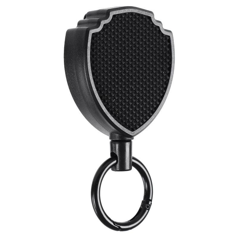 Выдвижной антивандальный наружный брелок для ключей с логотипом и прочным вытягивающимся шнуром