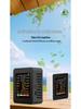 6-in-1 Indoor Air Quality Monitor: Formaldehyde, Humidity, Temperature, CO2 Detector