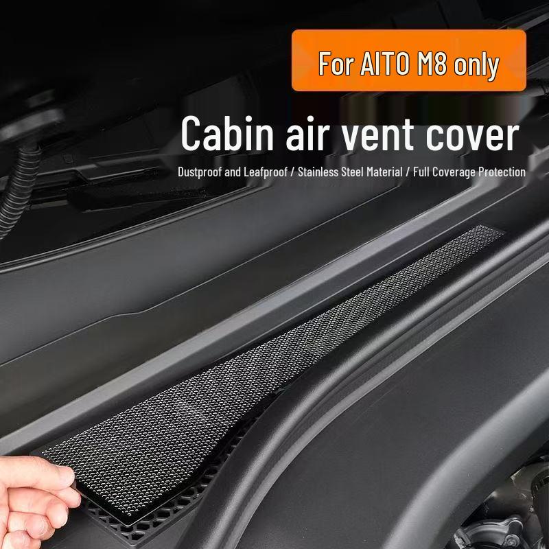 Compatible with 26 Models: AITO M7/M8 Engine Air Vent Protector & Dust Cover Net.