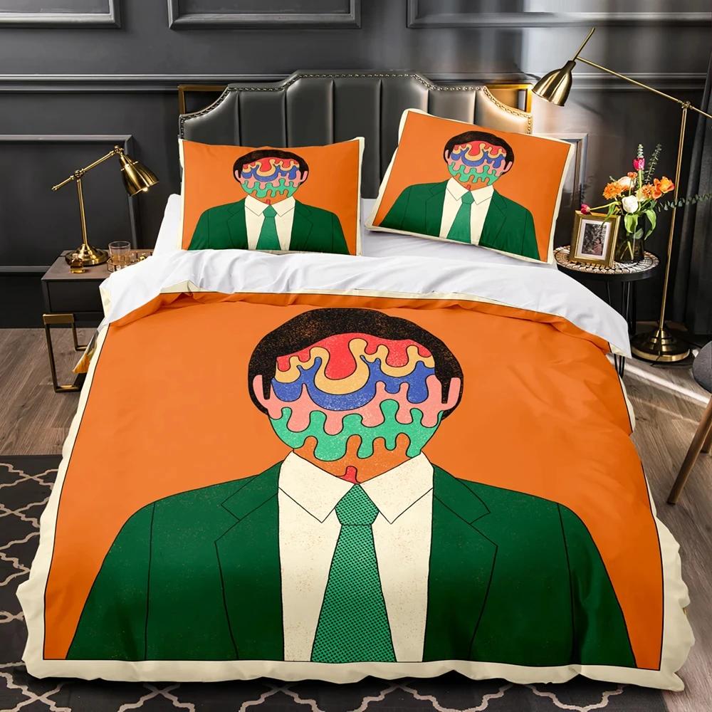 3D Print The Rise Cartoon Bedding Set Duvet Cover Bed Set Quilt Cover Pillowcase Comforter King Queen Size Boys Adult Bedding