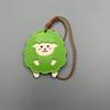 Cute Cartoon PU Leather Lamb Keychain Animal Key Ring Portable Bag Hanging Charm for Backpack Handbag Valentine Gifts
