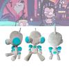 Invader Zim Plush Doll Soft Alien Toy For Fans Of Enter The Florpus 30cm Gray