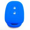 IKT Silicone Cover for Keyless Keyless Keyless Keys, 2 Buttons, Blue, Sienta, Vitz, Succeed,