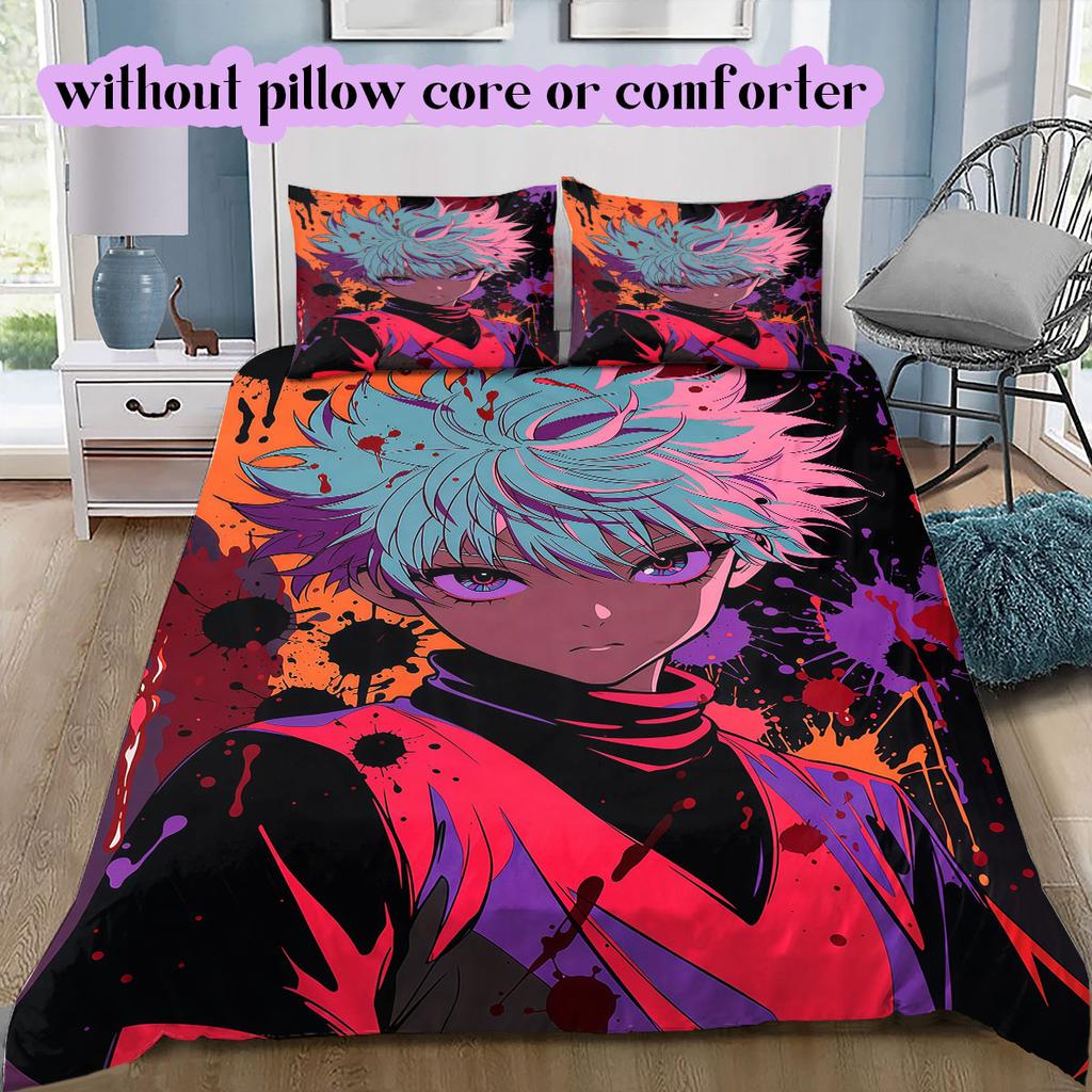 Hunter Various Sizes Bedding Set Duvet Cover Print 3pcs Cartoon Children's Gift Extra Large Size New