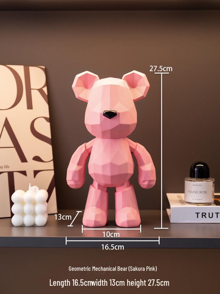 Elegant Bear Ornament for Living Room or Wine Cabinet - Luxurious Moving House Gift