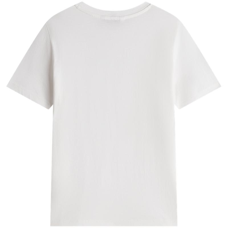 Tommy Hilfiger Lightweight Cotton Plain Knit Signature Print Casual Short Sleeve T-Shirt Unisex Tops XW0XW07925