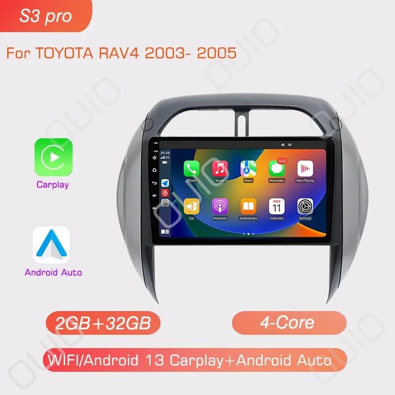 8GB+128GB Android Radio For TOYOTA RAV4 2003 2004 2005 Car stereo Multimedia Player Carplay Auto GPS navigation 2DIN
