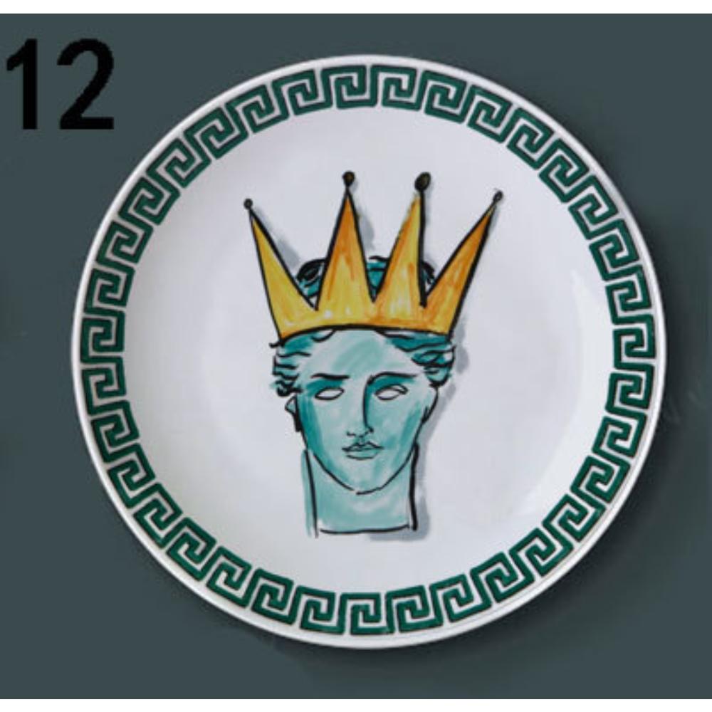 8’‘ Italian Ginori 1735 Neptune Journey Ceramic Plate Wall Decor for Living Room Bedroom
