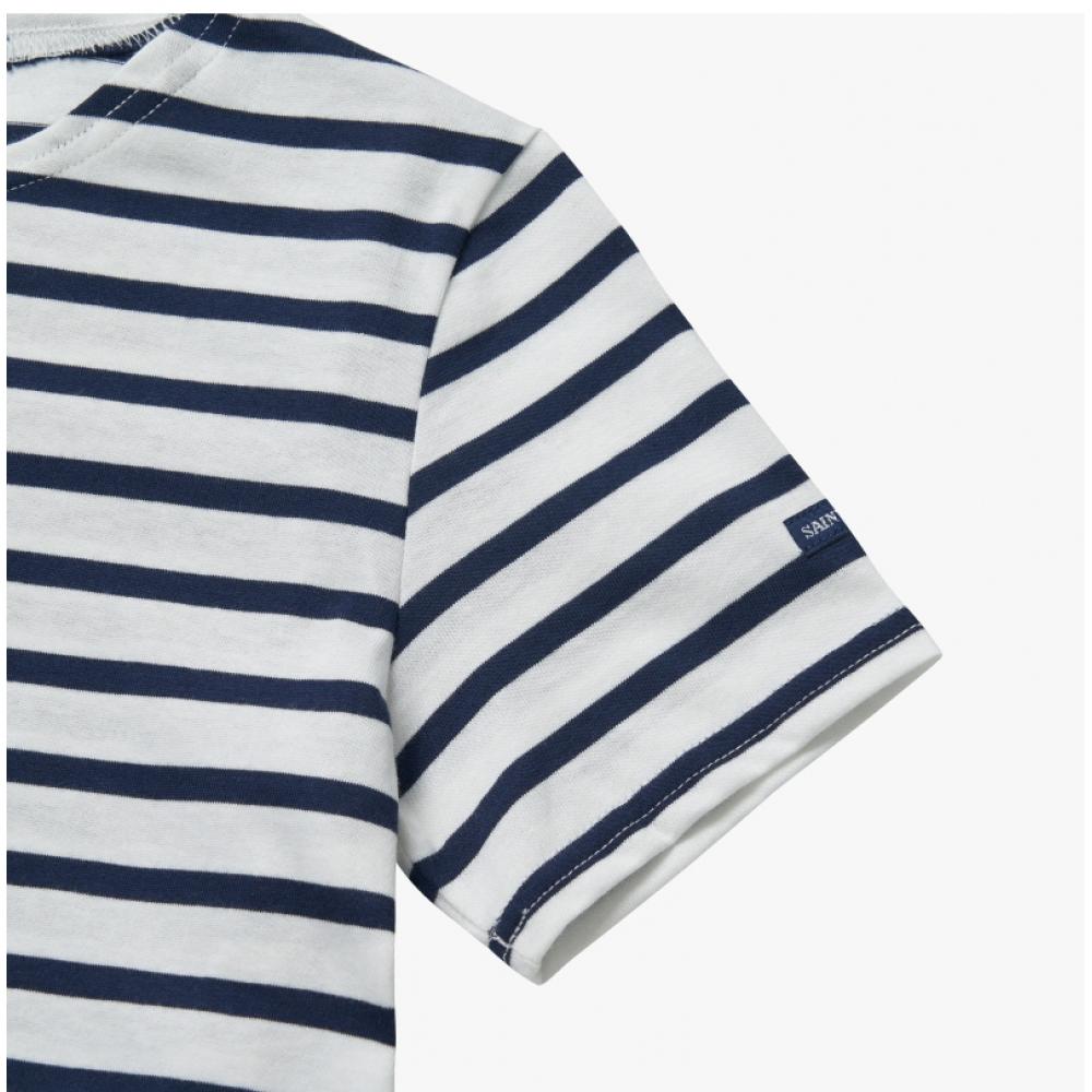 SainT James Kids T shirT Modern sTripe Neige Marine