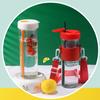 Botella de Agua de 850ml con Paja Plegable, Gran Capacidad, Filtro de Té, Correa Ajustable, Taza de Agua para Té de Frutas para Exteriores