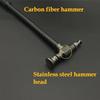 Car Dent Repair Hammer Body Repair Percussion Leveling Hammer Replaceable Traceless Repair Tool Carbon Fiber and Stainless Steel