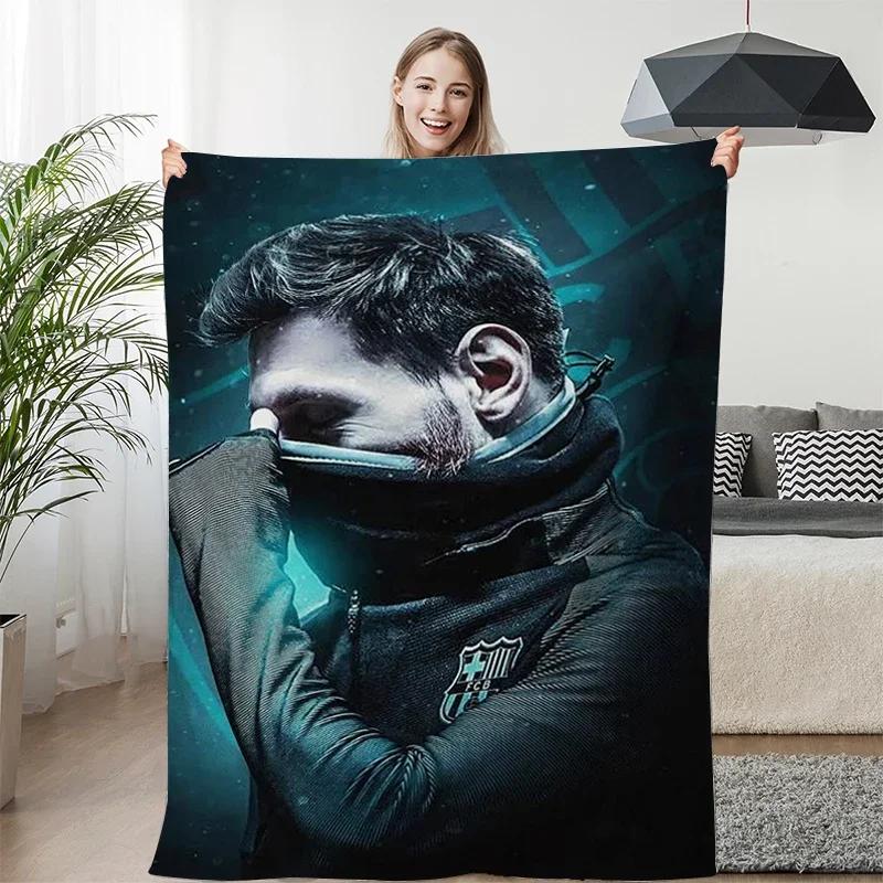 Winterdecke Sofa Messi Digitaldruck King Size Warm Knie Bett Fleece Camping Benutzerdefiniert Flauschig Weich Decken Mikrofaser Bettwäsche