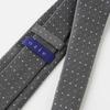 [Ogier] 100% Silk Tie, Regular Tie, Jacquard Weave, Dot Pattern, Gift, Business, Men's, Stylish, 8cm Width