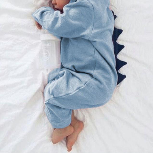 Tuta con Cappuccio da Dinosauro: Tuta da Neonato Carina 2024
