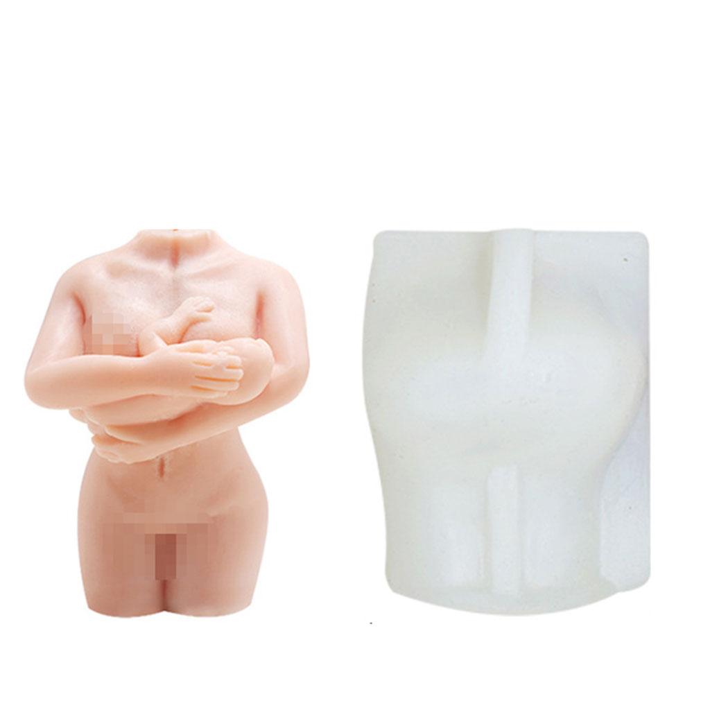 Silikonform Menschlicher Körper - 3D Gipsform Für Kunsthandwerk & Fondant