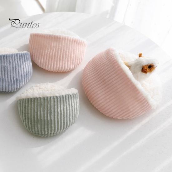 Hamster Nest Warm Bed Cozy Sleeping House Small Pet Cave Soft Guinea Pig Resting Place for Dwarf Rabbits Ferrets Hedgehogs Squirrels