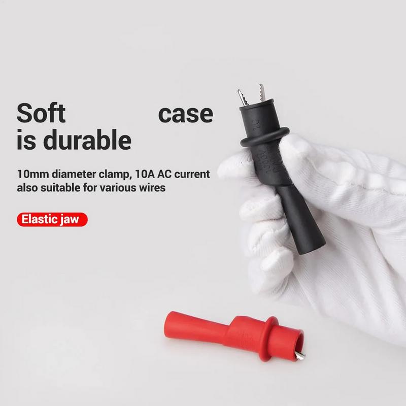 1 Pair Alligator Crocodile Test Clip Clamp For Multimeter Tester Probe Crocodile Electrical Clamp for Testing Probe Meter