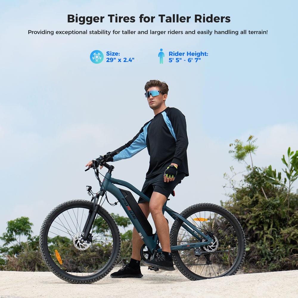 Foride Xtremer 3 250W 576Wh E-Bike mit 29”×2.4” Mountainbike-Reifen und 120km Maximalreichweite