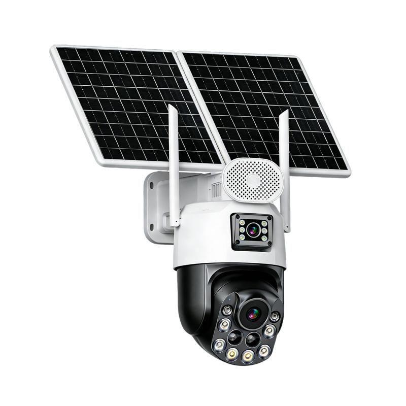 AOV4g Dual Lens Solar Camera with Dual Screen and 18x/36x Electric Zoom by HiEasy