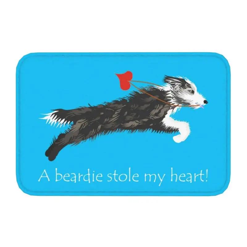 

Border Collie Tennis Ball Doormat Anti-Slip Bath Kitchen Mat Living Room Door Floor Entrance Carpet Rug 40x60cm