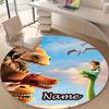 Personalized Good Dinosaur Round Chair Office Rug - Perfect for Mat, Office Chair & More - Ideal Gift for Birthdays and Holidays