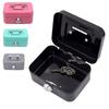 Mini Money Safe Case Metal Lock Box Coin Bank Lockable Cash Box  Coin Collection