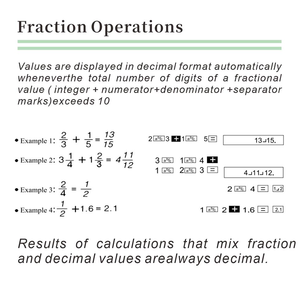 Scientific Calculators Math Calculator with 240 MultiFunctional Calculator 2 Lines LCD Display