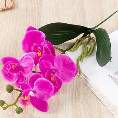 Phalaenopsis Silk Flower Arrangement - 2024 Artificial Bouquet for Living Room Decor