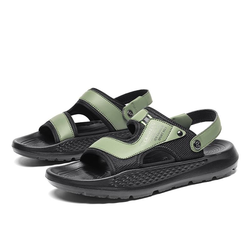 Men's Summer Outdoor Sports Sandals Anti-slip Soft Bottom Beach Shoes Comfortable Wear for Teenagers And Adults