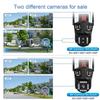Outdoor WIFI IP Kamera 16MP 8K HD 10X Optischer Zoom Automatische Tracking PTZ Vier Objektiv Drei Bildschirm Wasserdichte Überwachungskamera CCTV