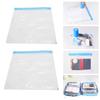 2Pcs Vacuum Storage Bag Space Saving Compressed Sealed Travel Bag with 3.5cm Thread Air