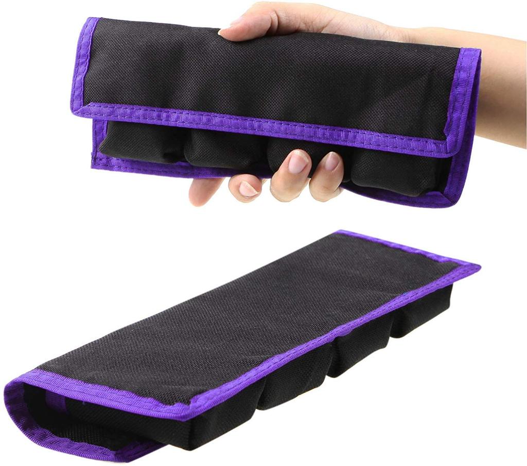 Meking DSLR Bag Case of for and F550 Compatible with Nikon Canon and Sony Purple (Set 2) LP-E6, LP-E8, LP-E10, LP-E12, EN-EL14, EN-EL15, FW50,