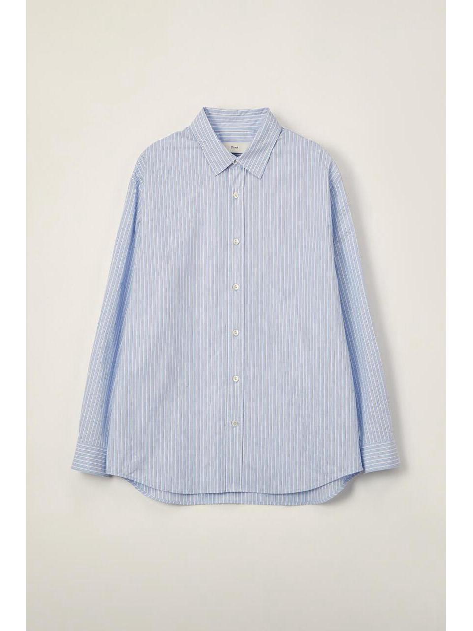 

Европейская женская рубашка-кардиган в вертикальную полоску от Niche Design 2025 Medium синий